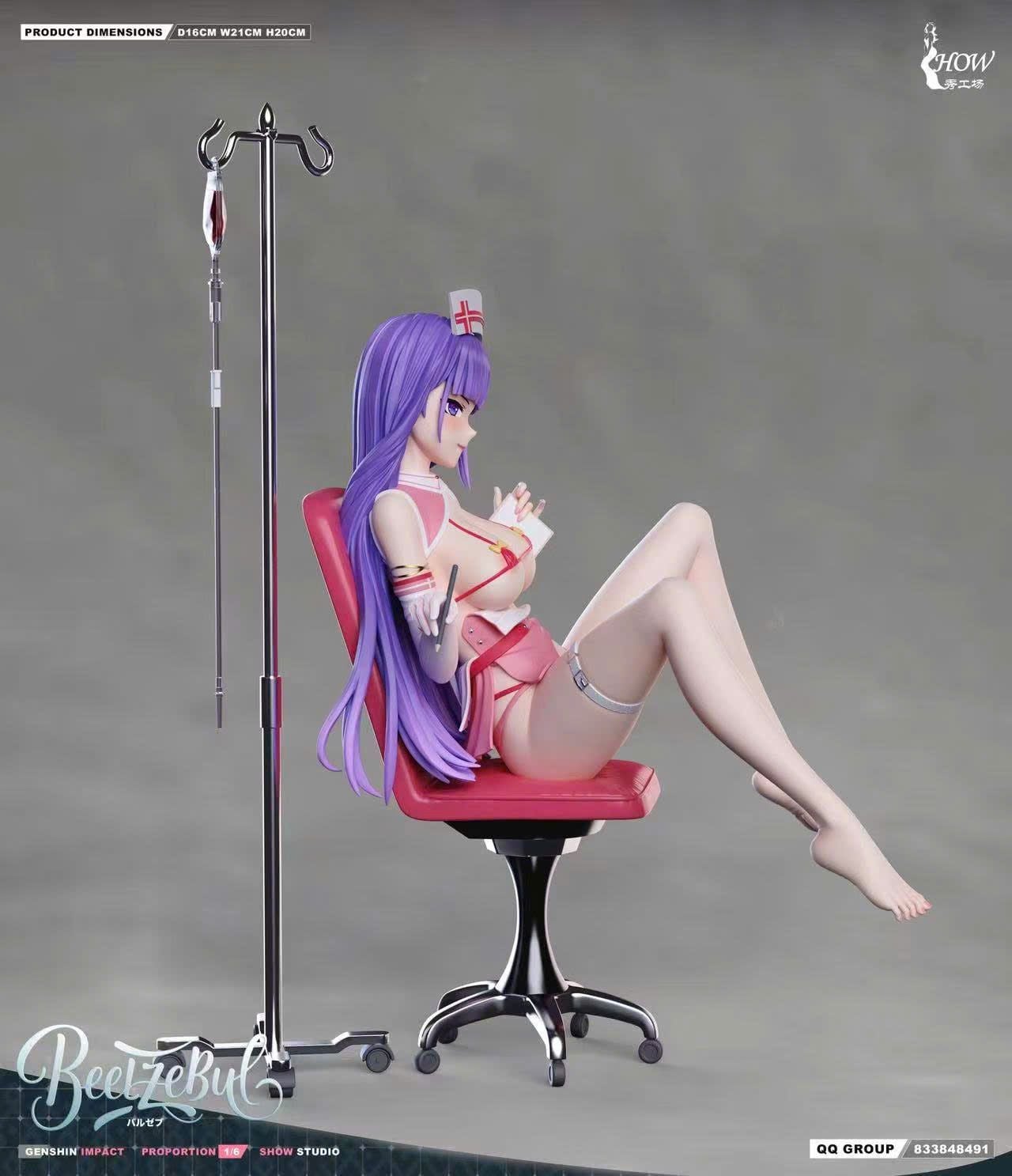  Raiden Shogun nurse ver - Genshin Impact R18 - Xiu Gong Chang Studio 