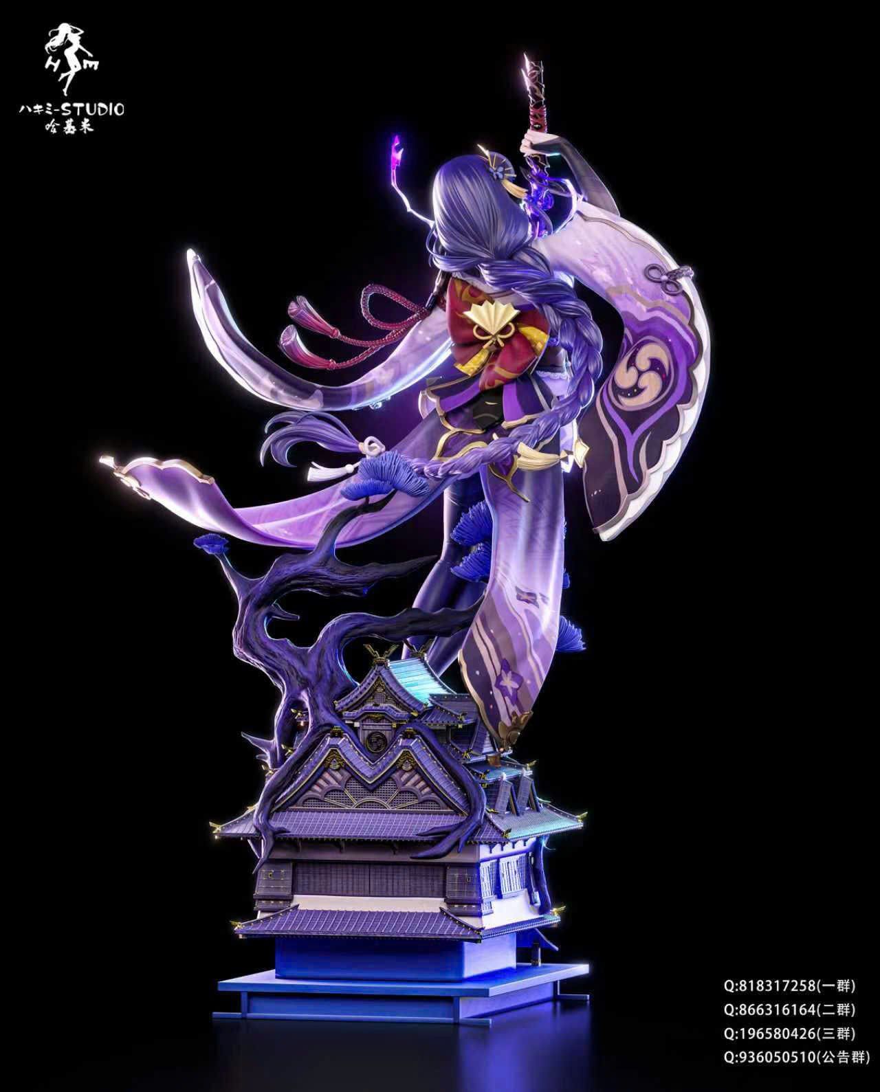  Raiden Shogun & Yae Miko - Honkai Star Rail - Hakimi Studio 