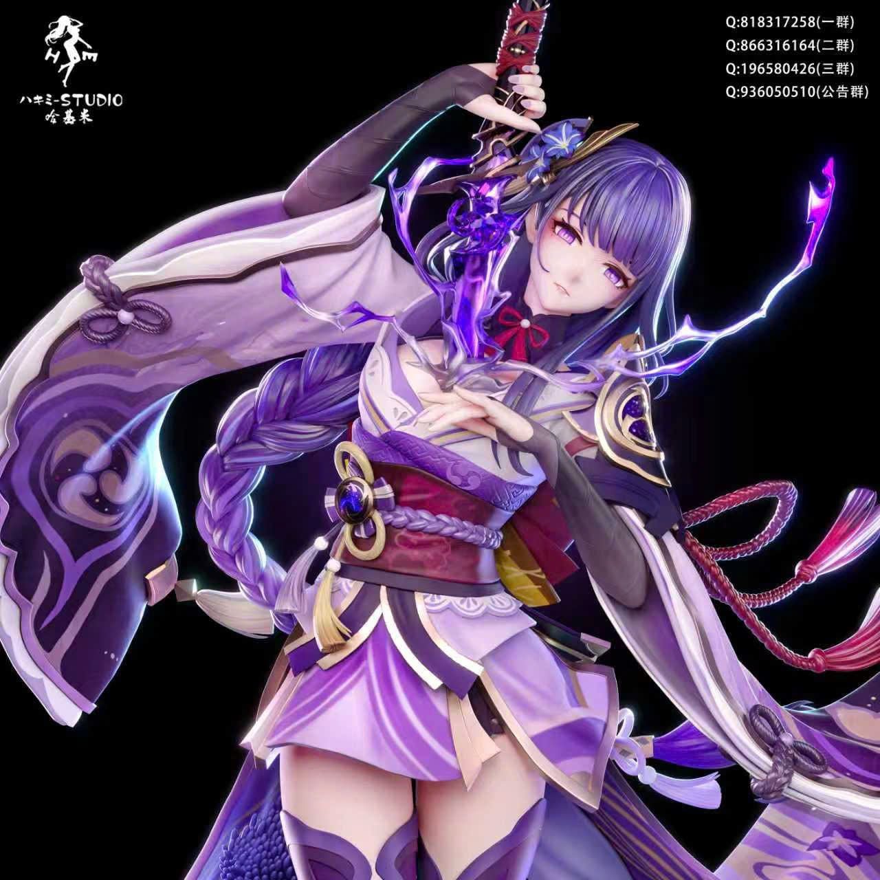  Raiden Shogun & Yae Miko - Honkai Star Rail - Hakimi Studio 