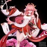  Raiden Shogun & Yae Miko - Honkai Star Rail - Hakimi Studio 