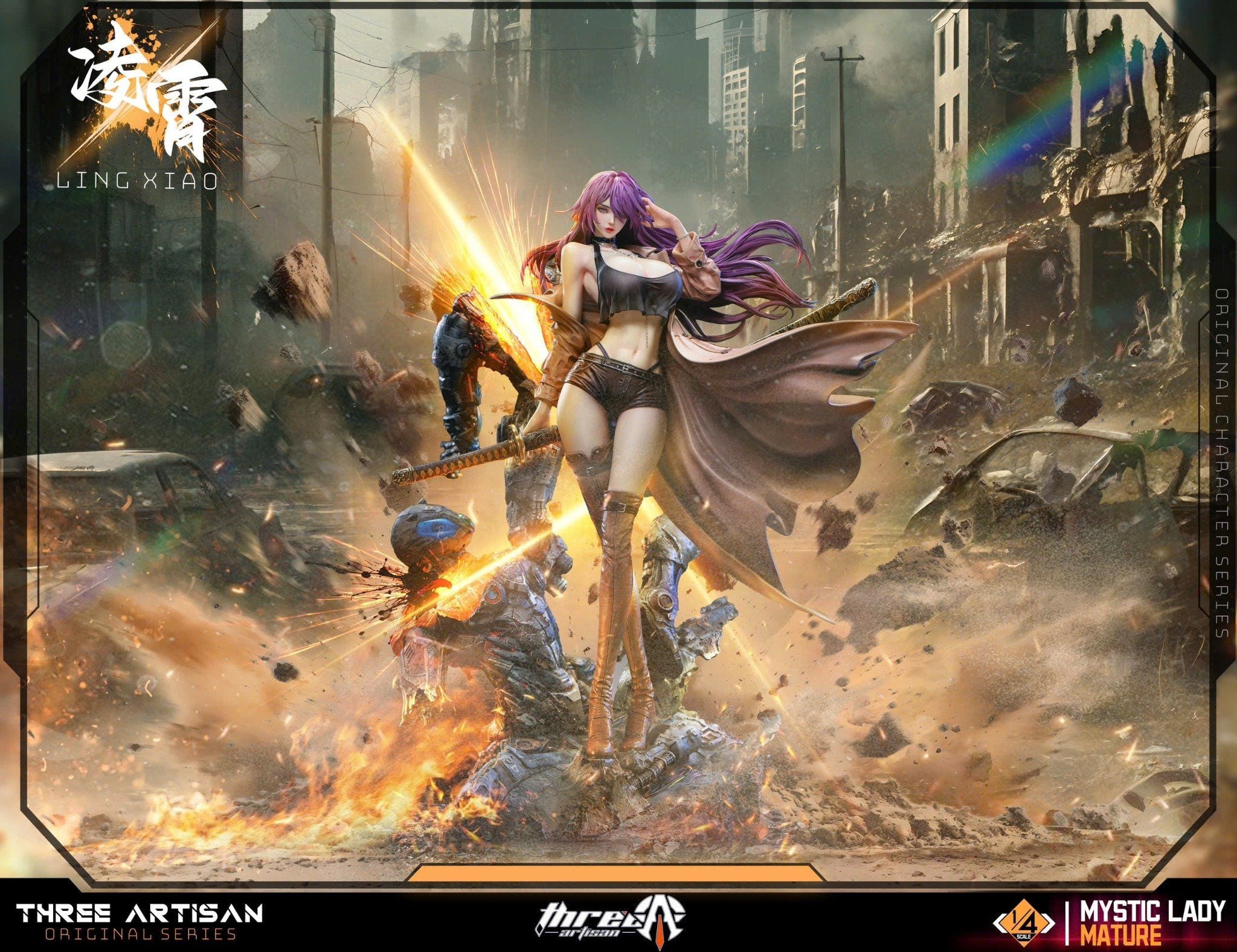  Ling Xiao - Mystic Lady - ThreeArtisan Studio ( licensed ) 