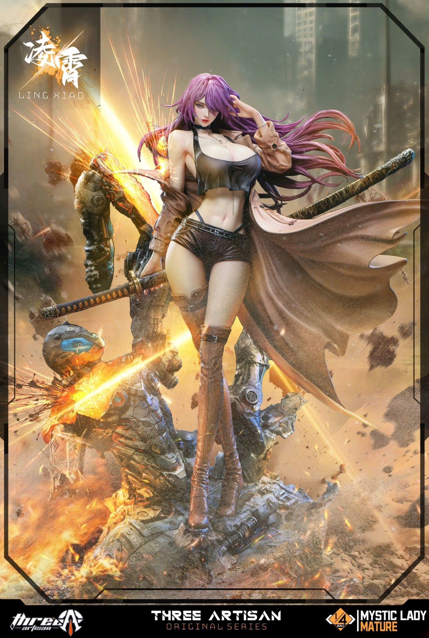  Ling Xiao - Mystic Lady - ThreeArtisan Studio ( licensed ) 