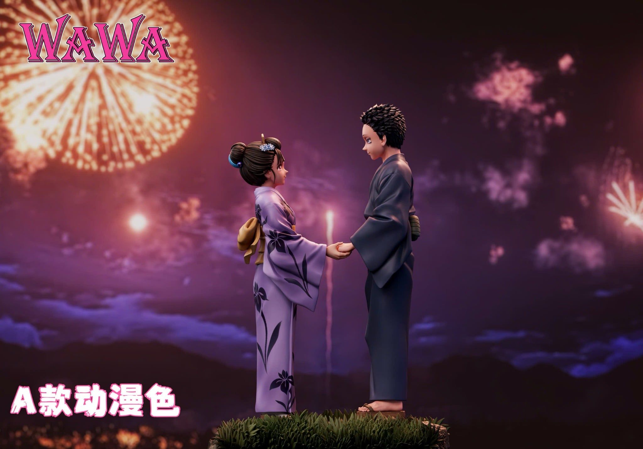  Akaza & Koyuki - Kimetsu no Yaiba - WaWa Studio 