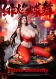 Mai Shiranui Scarlet Flame Butterfly Dance - Street Fighter - Atopos Studio 