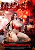  Mai Shiranui Scarlet Flame Butterfly Dance - Street Fighter - Atopos Studio 