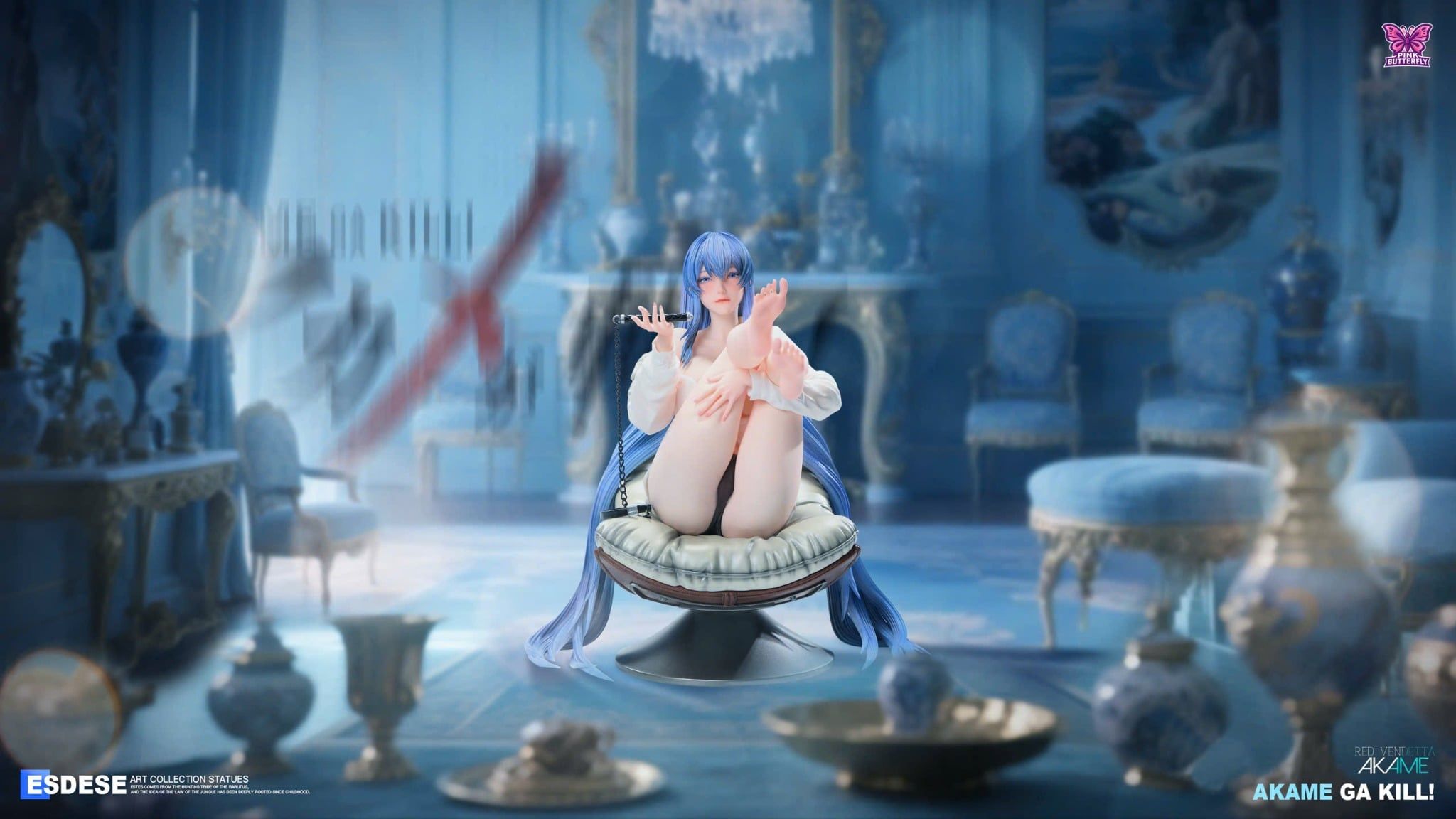  Esdeath - Akame ga kill - Pink Butterfly Studio 