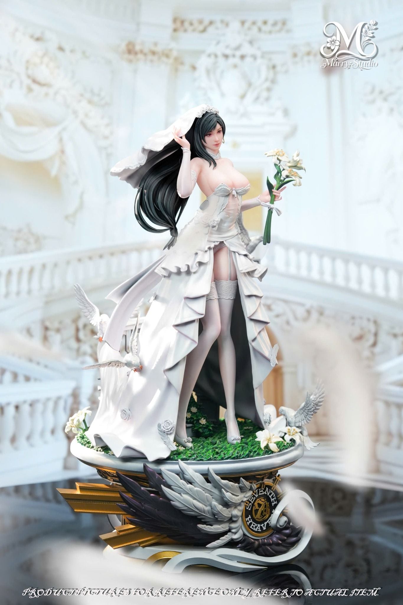  Tifa Bride - Final Fantasy 7 - Marry Studio 