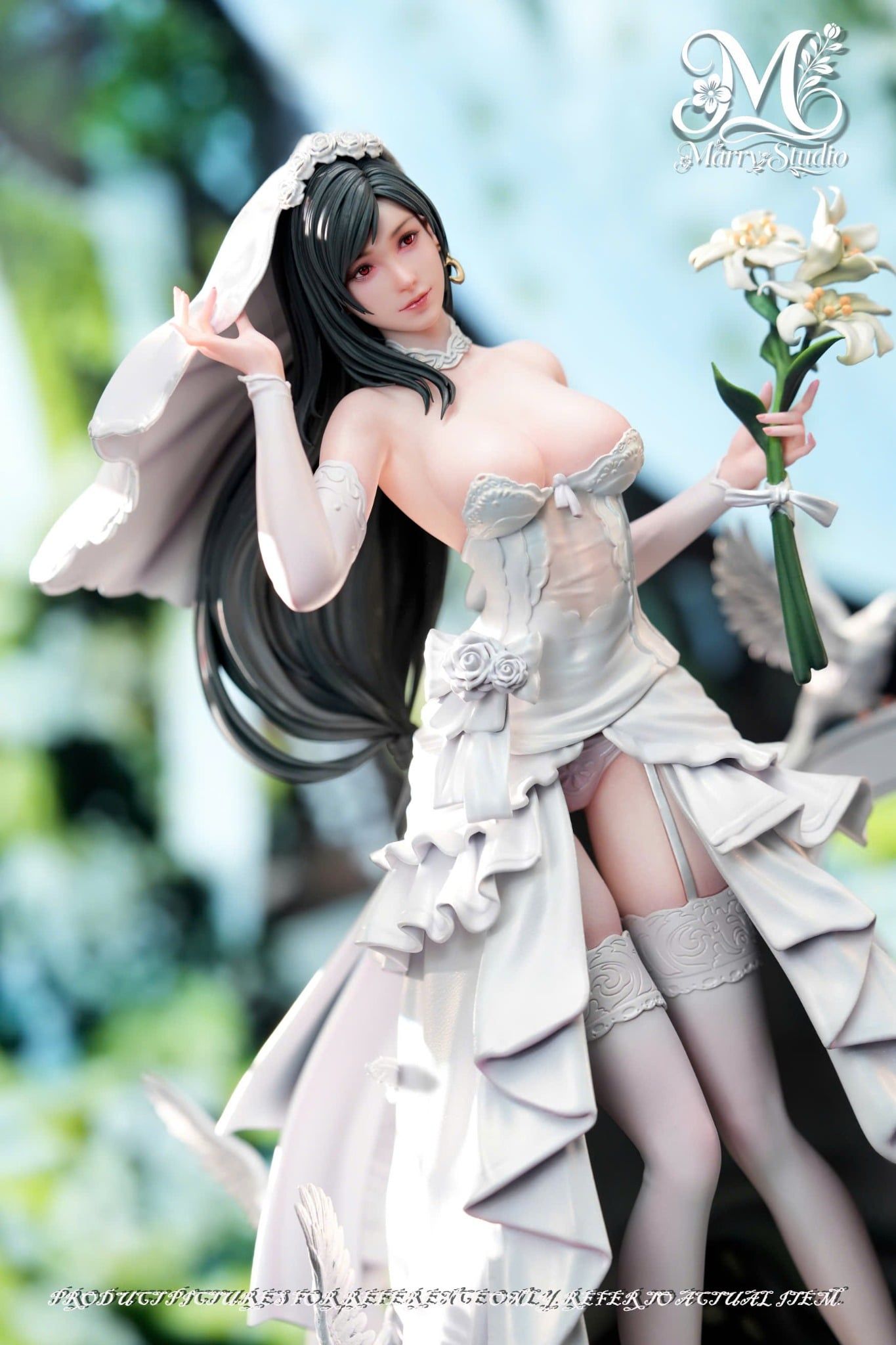  Tifa Bride - Final Fantasy 7 - Marry Studio 