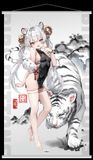  Tiger's Roar Stirs the Wind – White Tiger - Bibi Buttons 