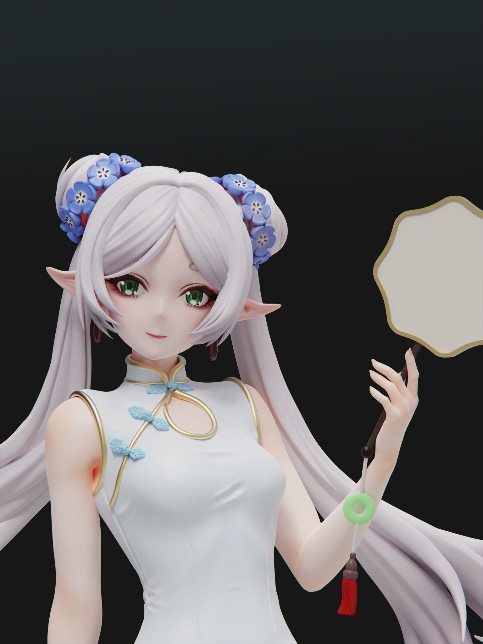  Frieren Cheongsam - Frieren: Beyond Journey's End - Liu Li Studio 