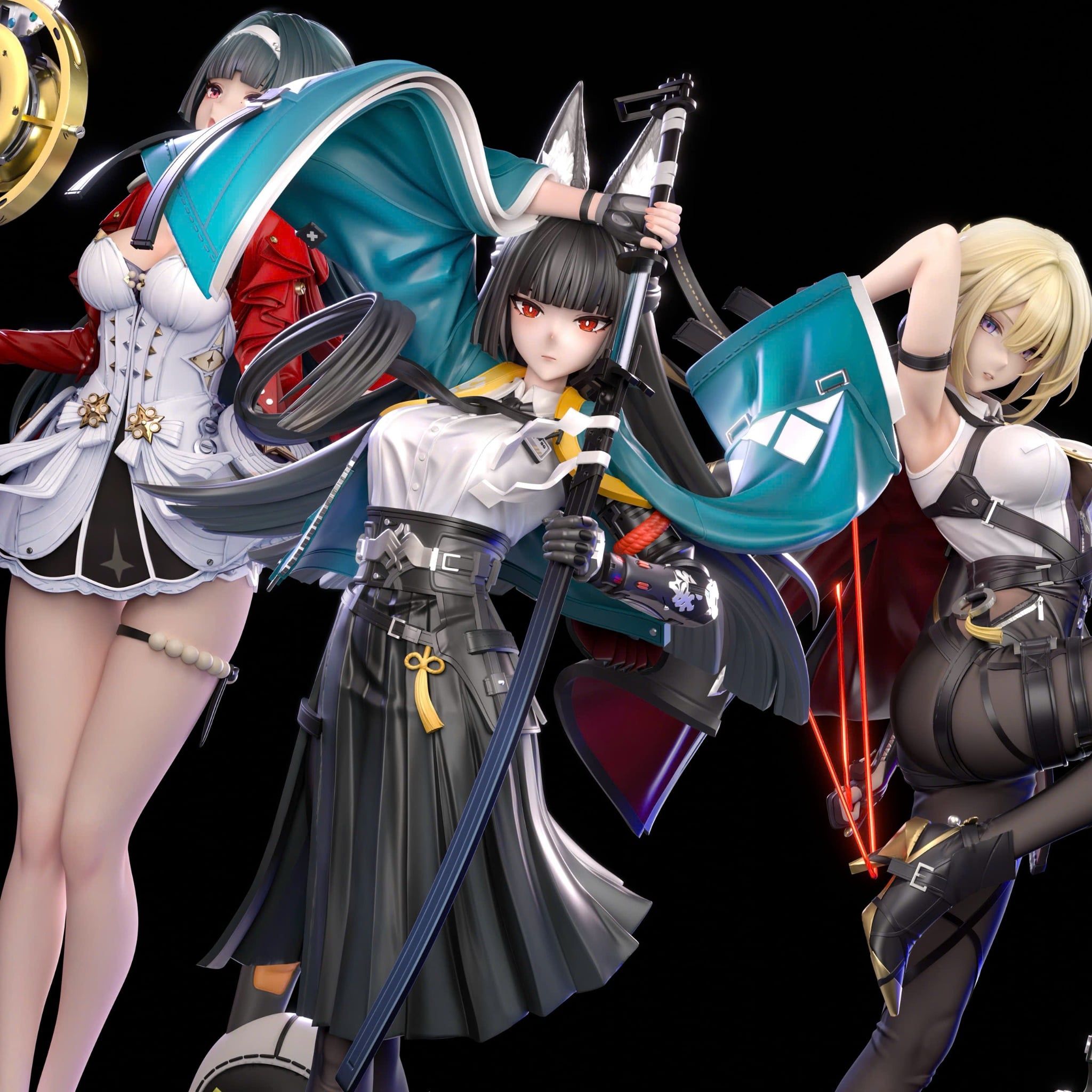  Astra Yao & Hoshimi Miyabi & Evelyn Chevalier - Zenless Zone Zero - Hakimi Studio 
