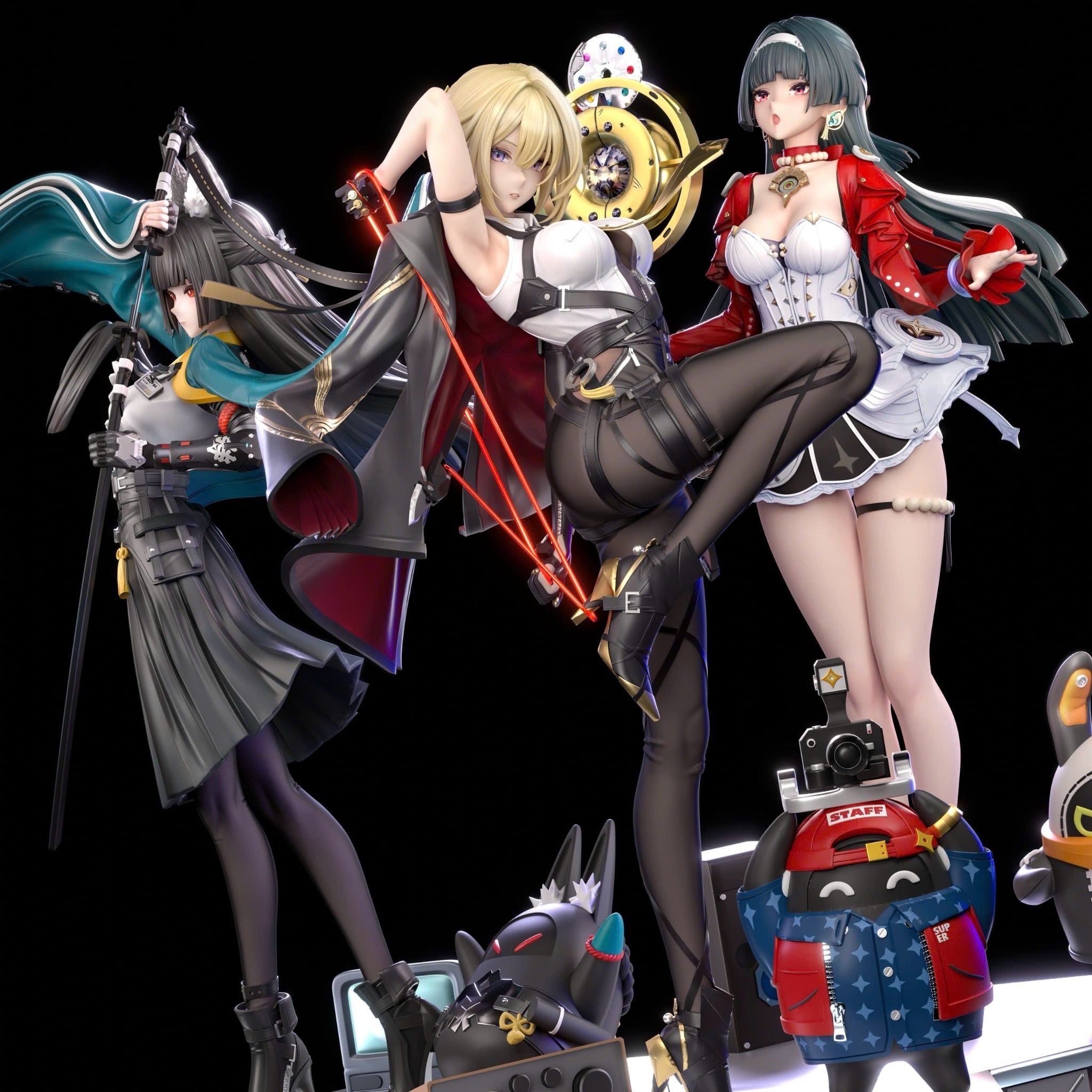  Astra Yao & Hoshimi Miyabi & Evelyn Chevalier - Zenless Zone Zero - Hakimi Studio 