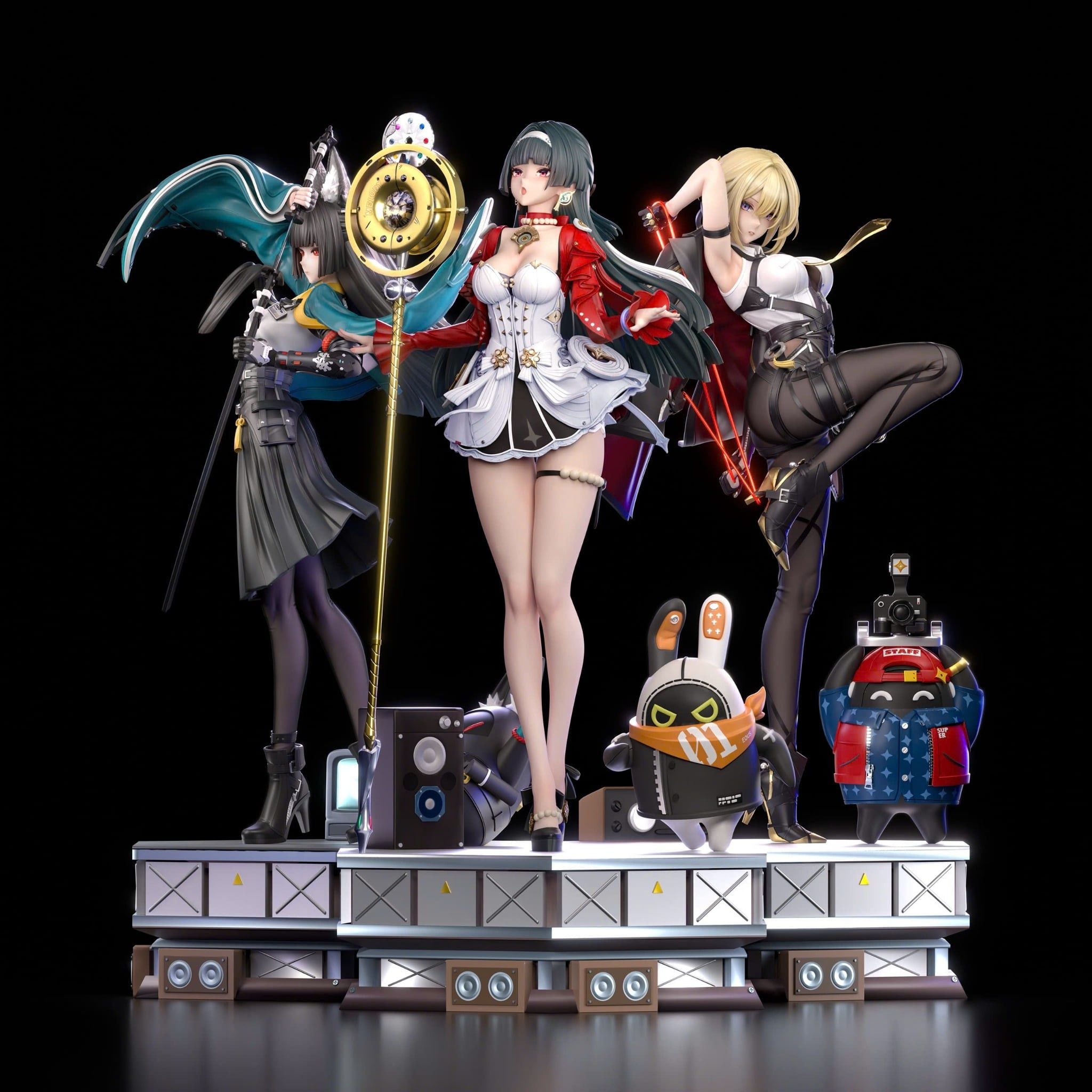  Astra Yao & Hoshimi Miyabi & Evelyn Chevalier - Zenless Zone Zero - Hakimi Studio 