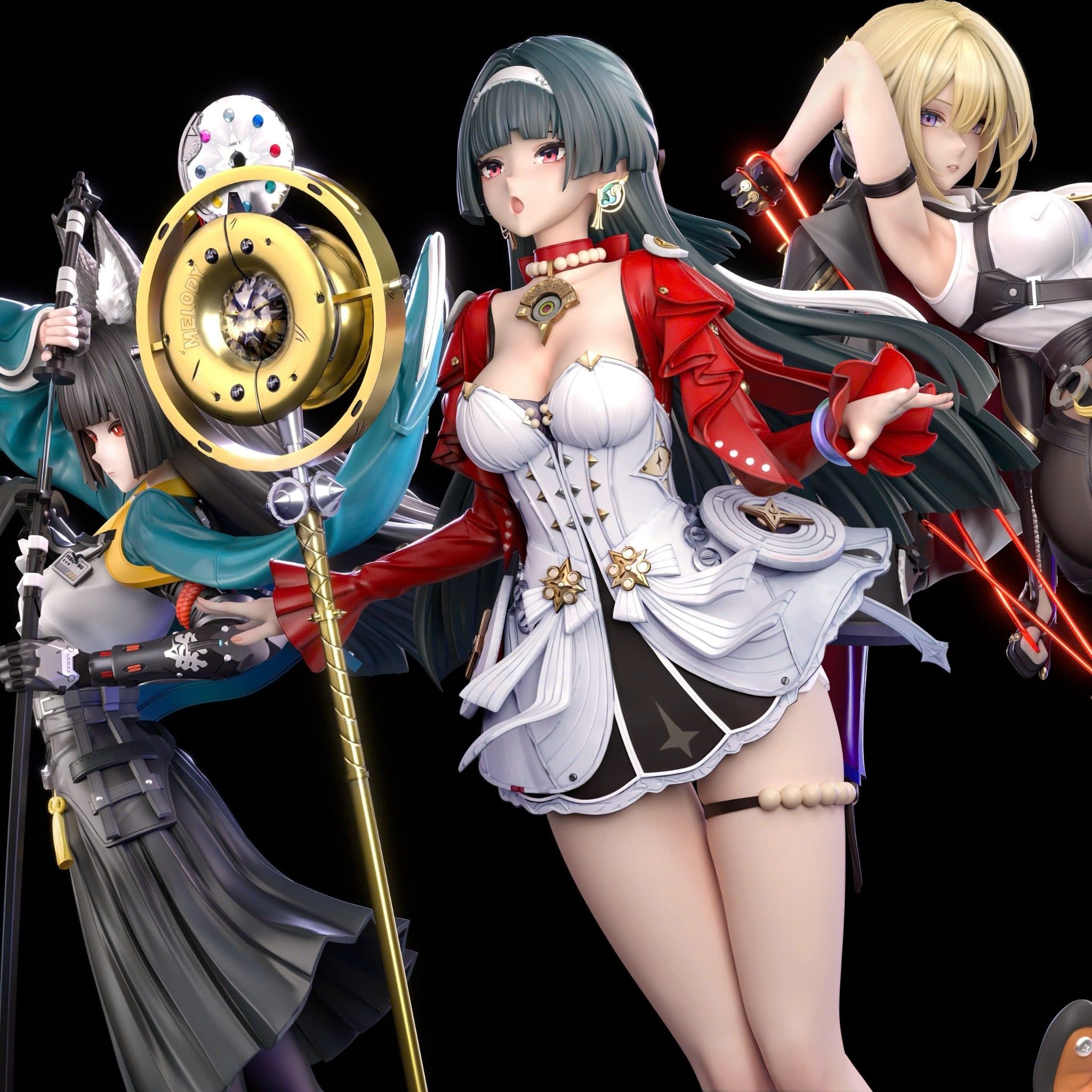  Astra Yao & Hoshimi Miyabi & Evelyn Chevalier - Zenless Zone Zero - Hakimi Studio 