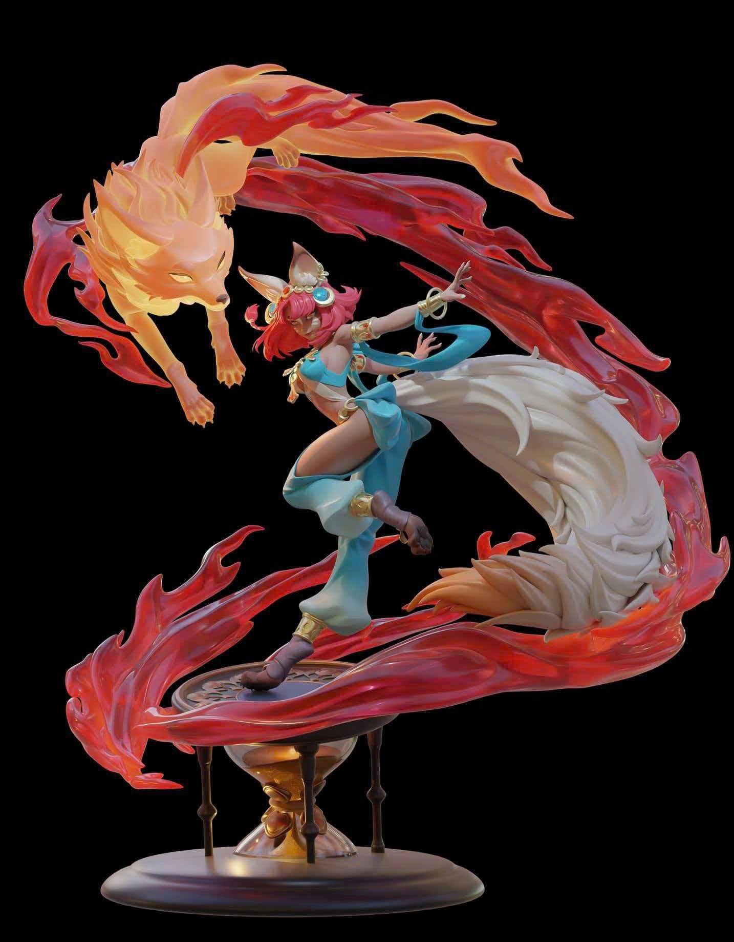  Ahri Falling Fire Spirit Dance - XC Studio 