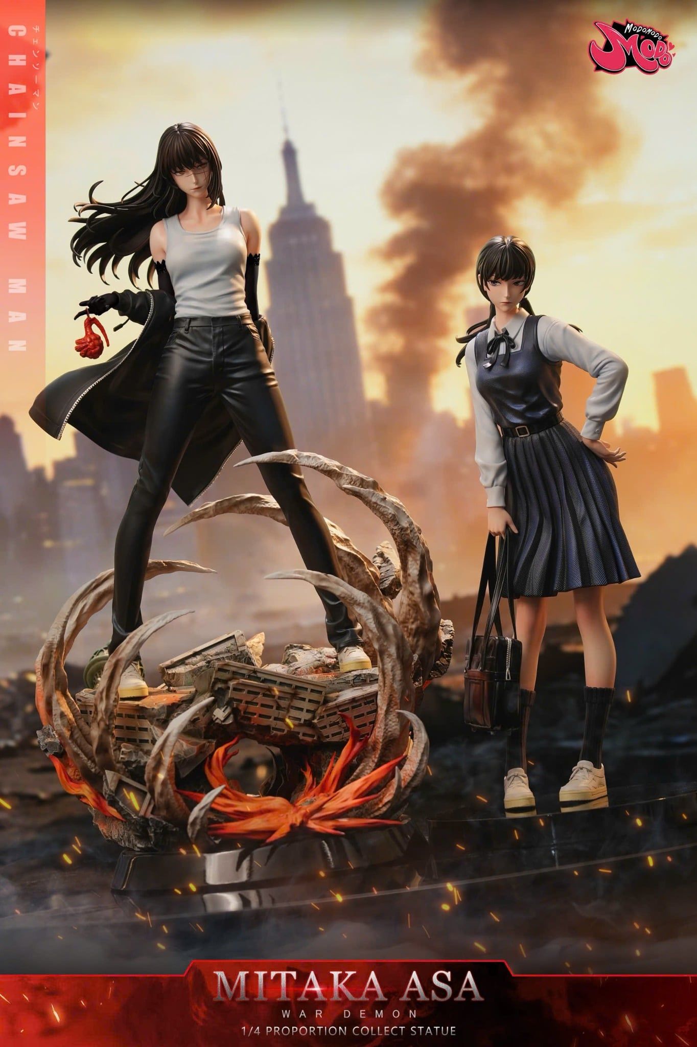  Asa Mitaka & Yoru - Chainsaw man - Modomodo Studio 