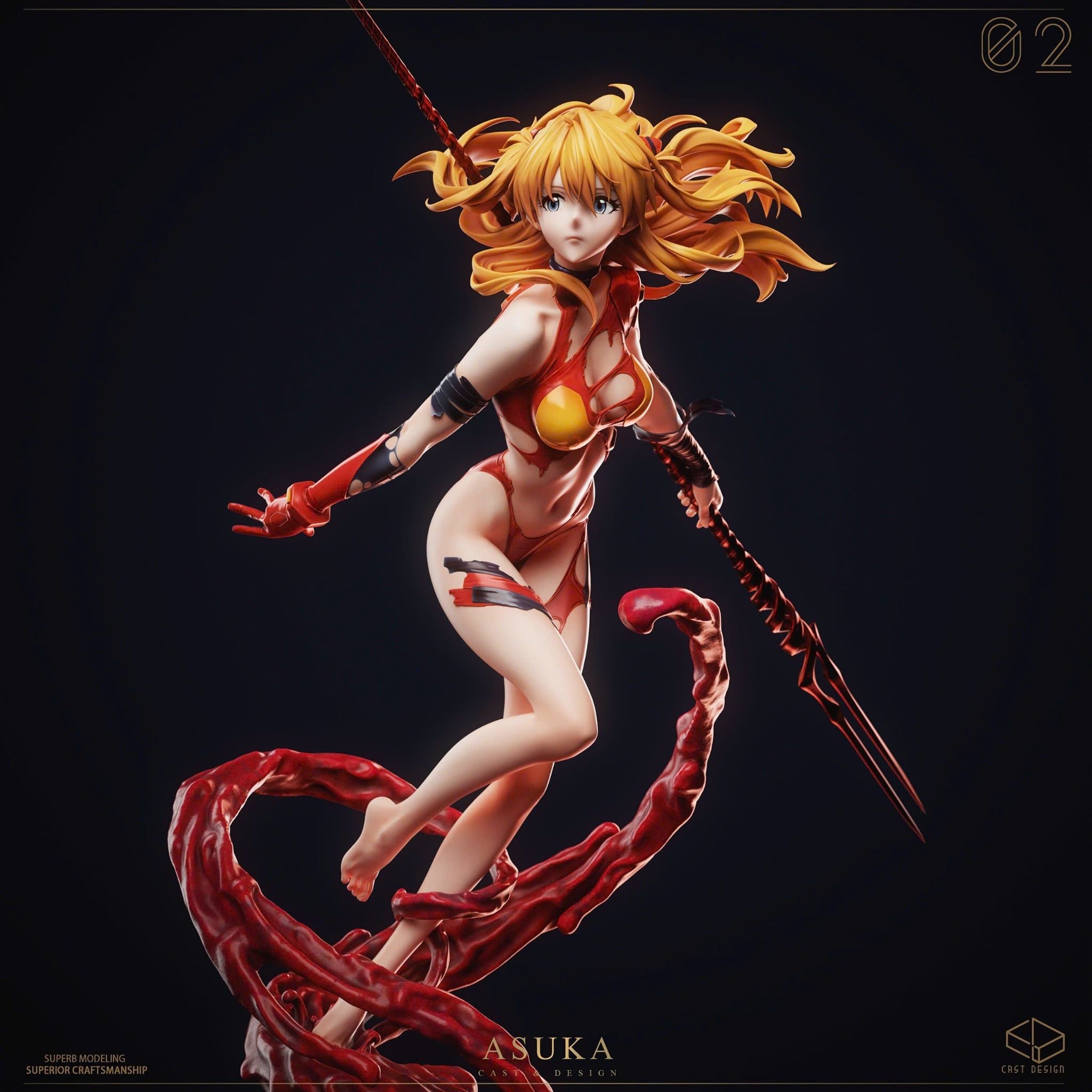  Asuka - Evangelion - Cast Design Studio 