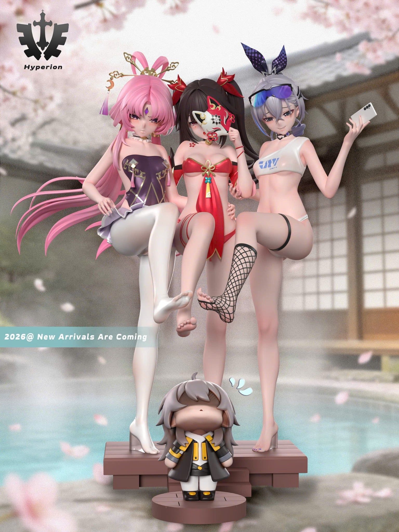  Fu Xuan & Sparkle & Silver Wolf - Honkai: Star Rail - Hyperion Studio 