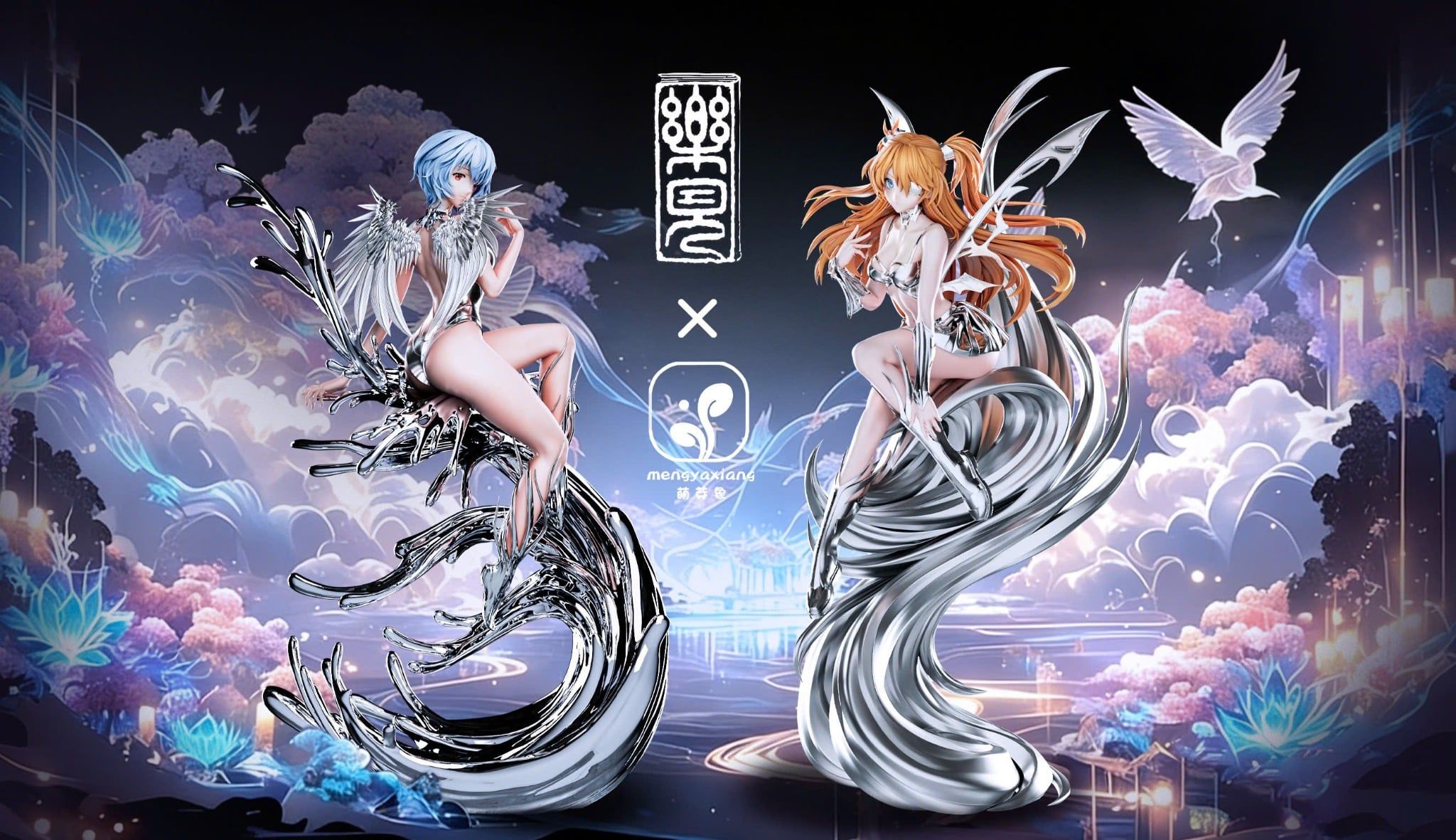  Asuka & Ayanami - Evangelion - Le Jian & MengYaXiang Studio 