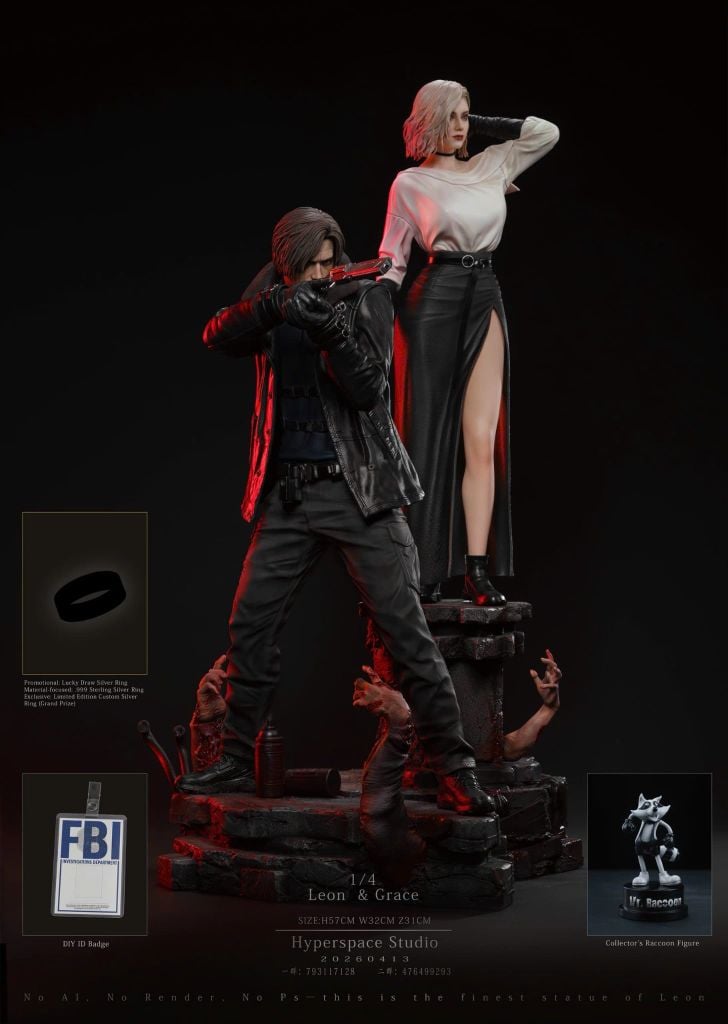  Leon Scott Kennedy & Grace Ashcroft - Resident Evil: Requiem - Hyperspace Studio 