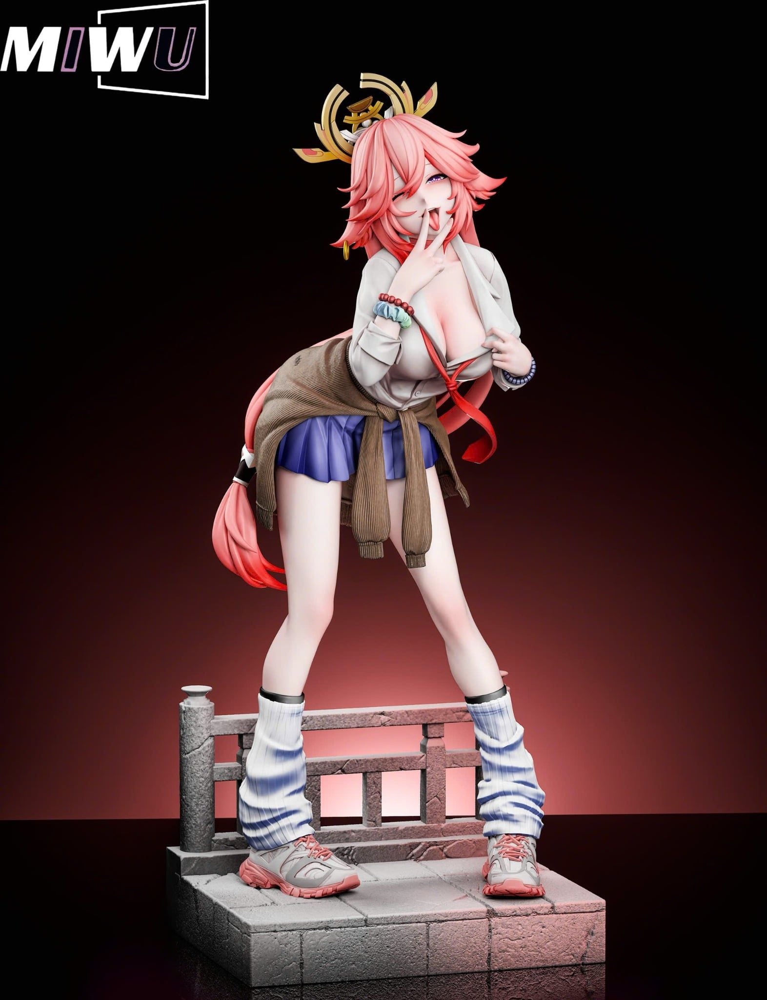  Raiden Shogun & Yae Miko - Honkai Star Rail - Miwu Studio 