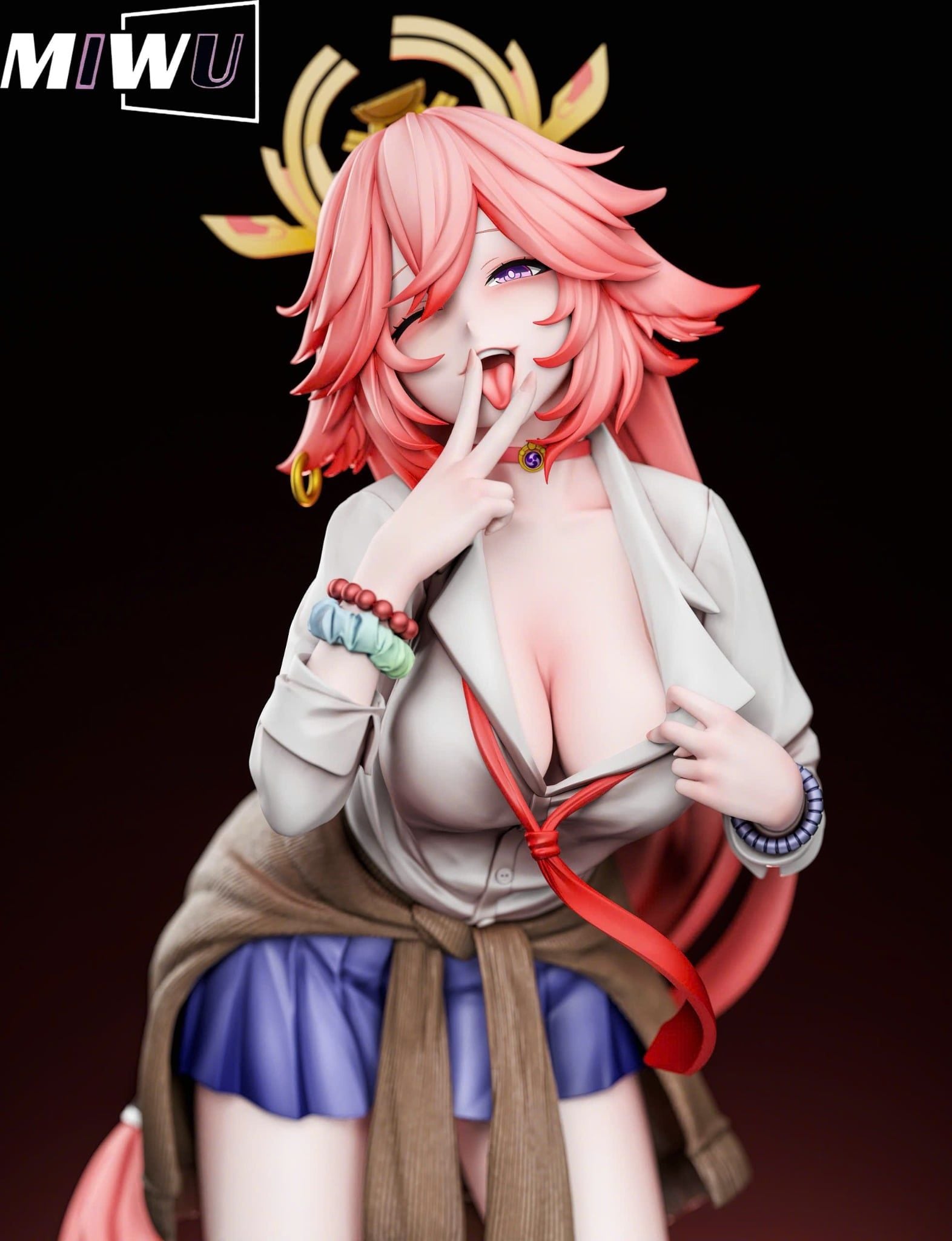  Raiden Shogun & Yae Miko - Honkai Star Rail - Miwu Studio 