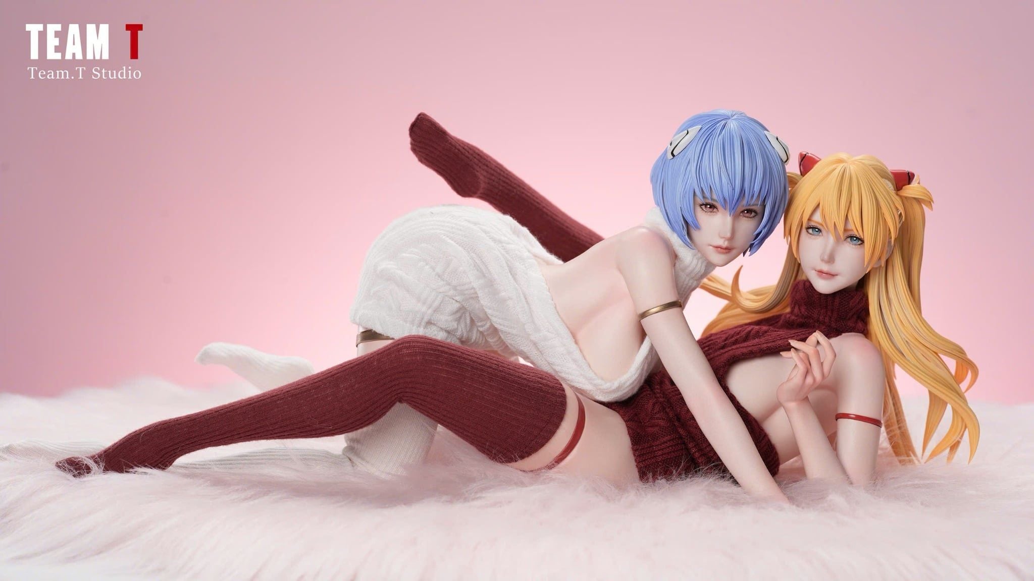  Asuka Langley Sohryu X Rei Ayanami - Evangelion - Team T Studio 