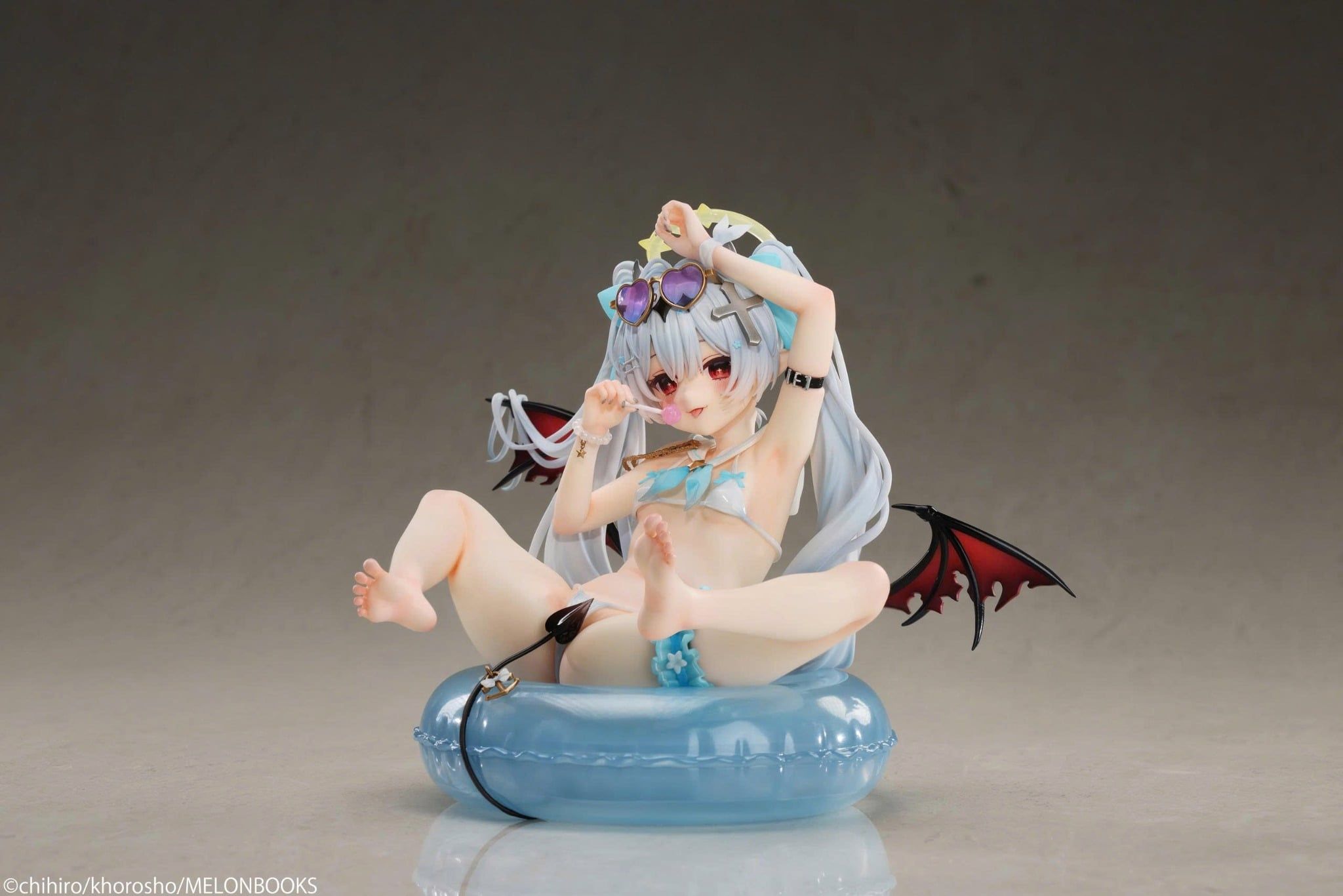  Chihiro Illustration Silver-haired Girl Summer Ver. - Pure 
