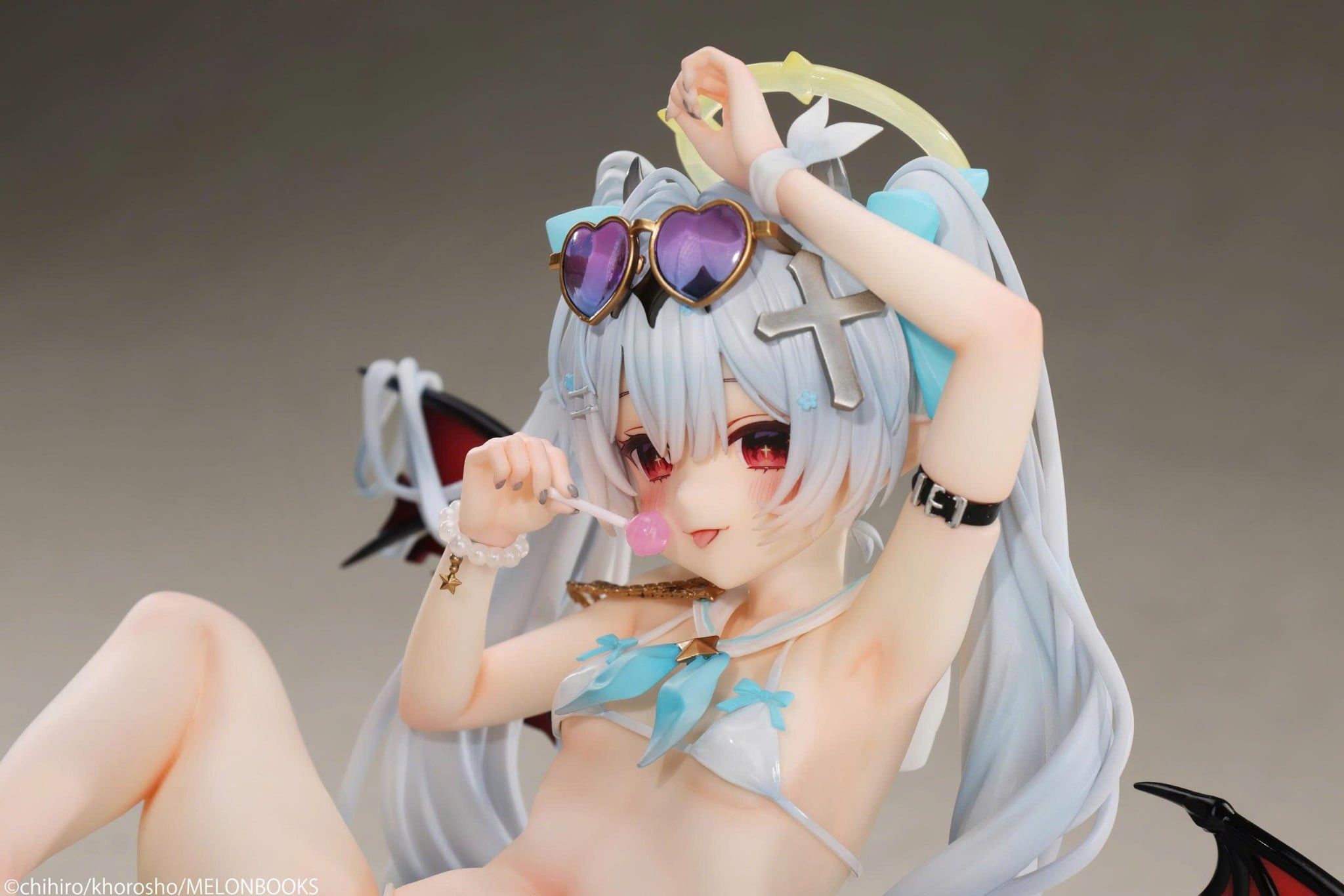  Chihiro Illustration Silver-haired Girl Summer Ver. - Pure 