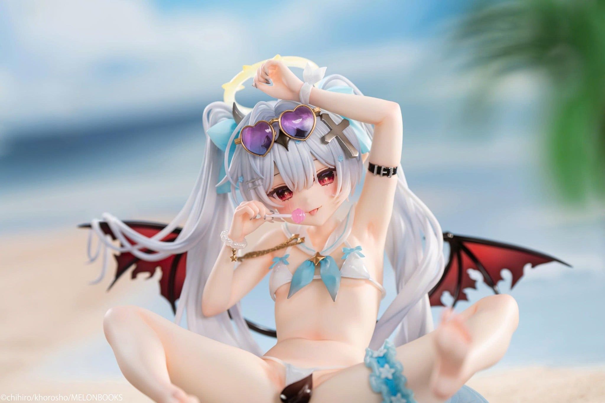  Chihiro Illustration Silver-haired Girl Summer Ver. - Pure 