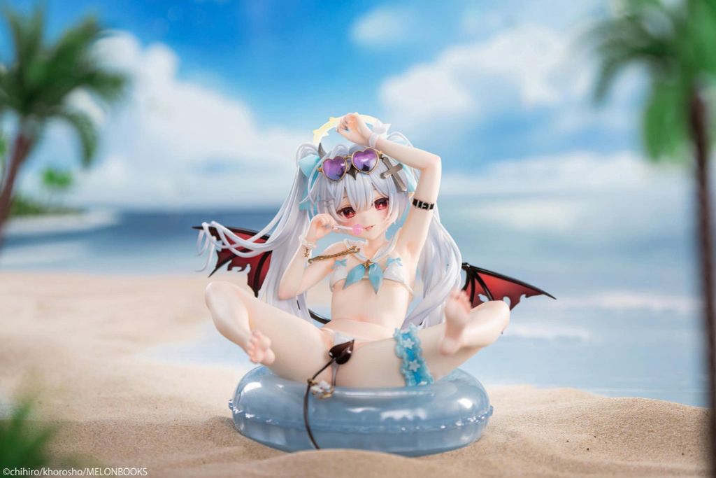  Chihiro Illustration Silver-haired Girl Summer Ver. - Pure 