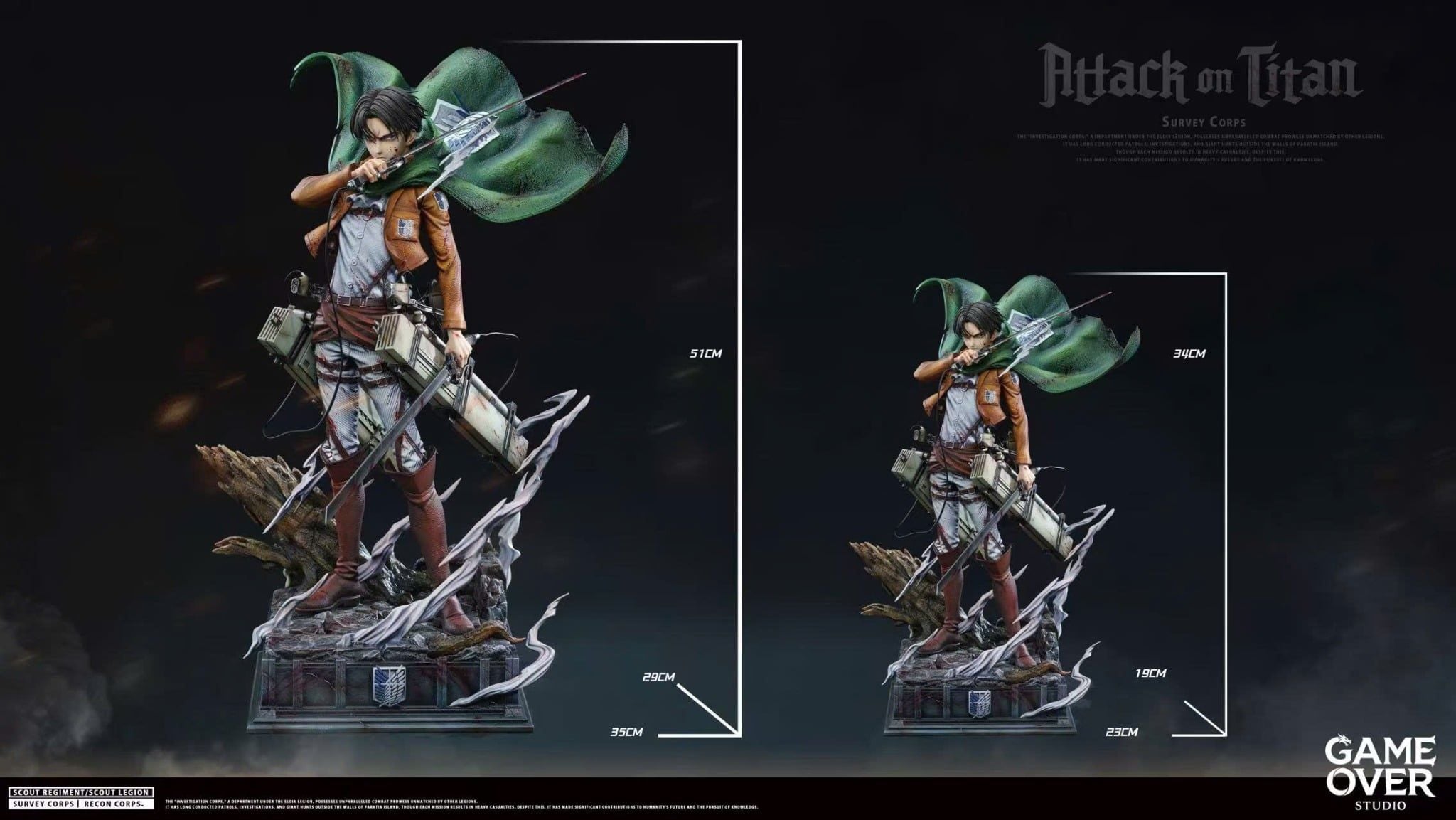  Levi Ackerman - Attack on Titan - Game Over Studio 