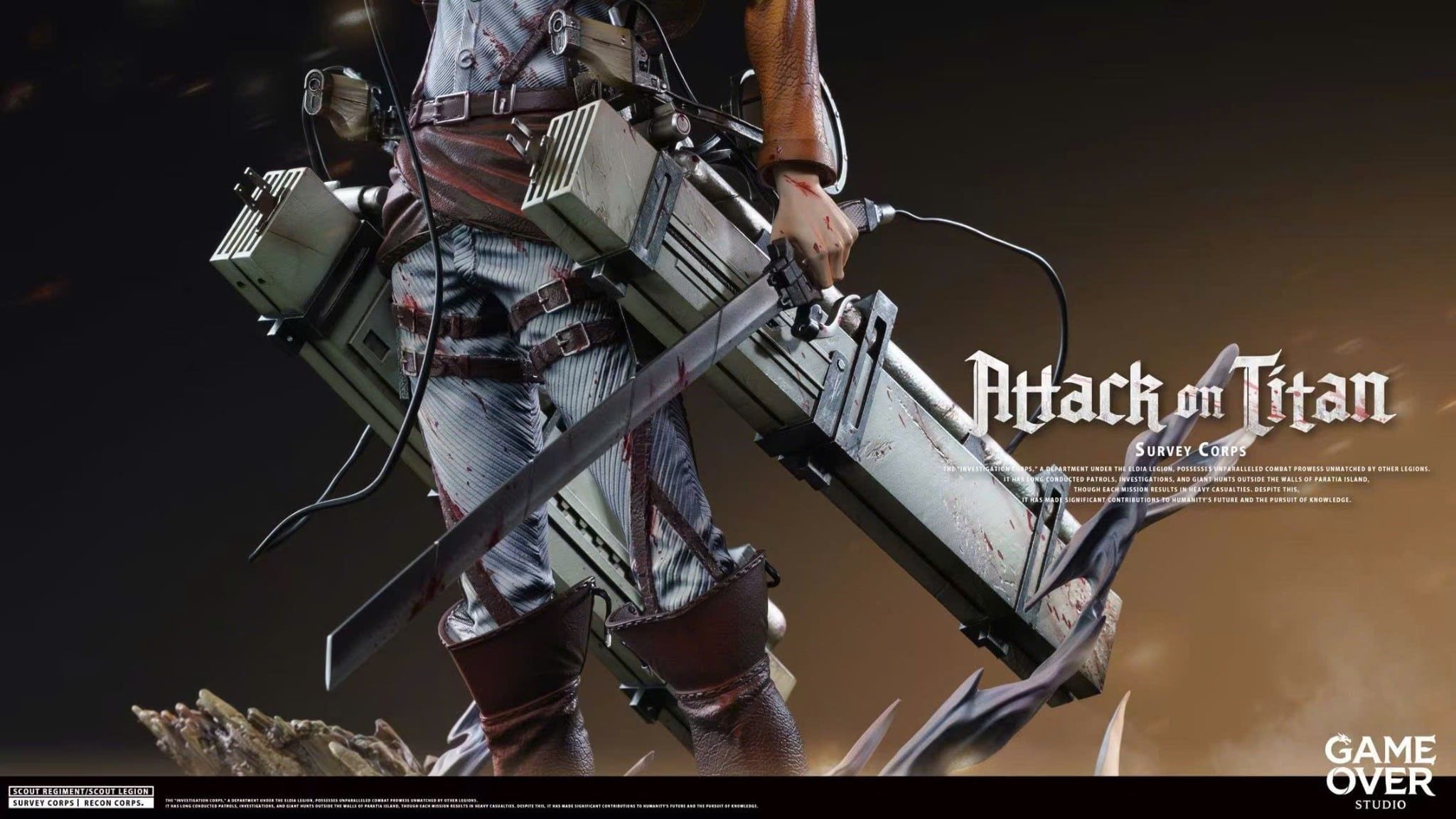  Levi Ackerman - Attack on Titan - Game Over Studio 