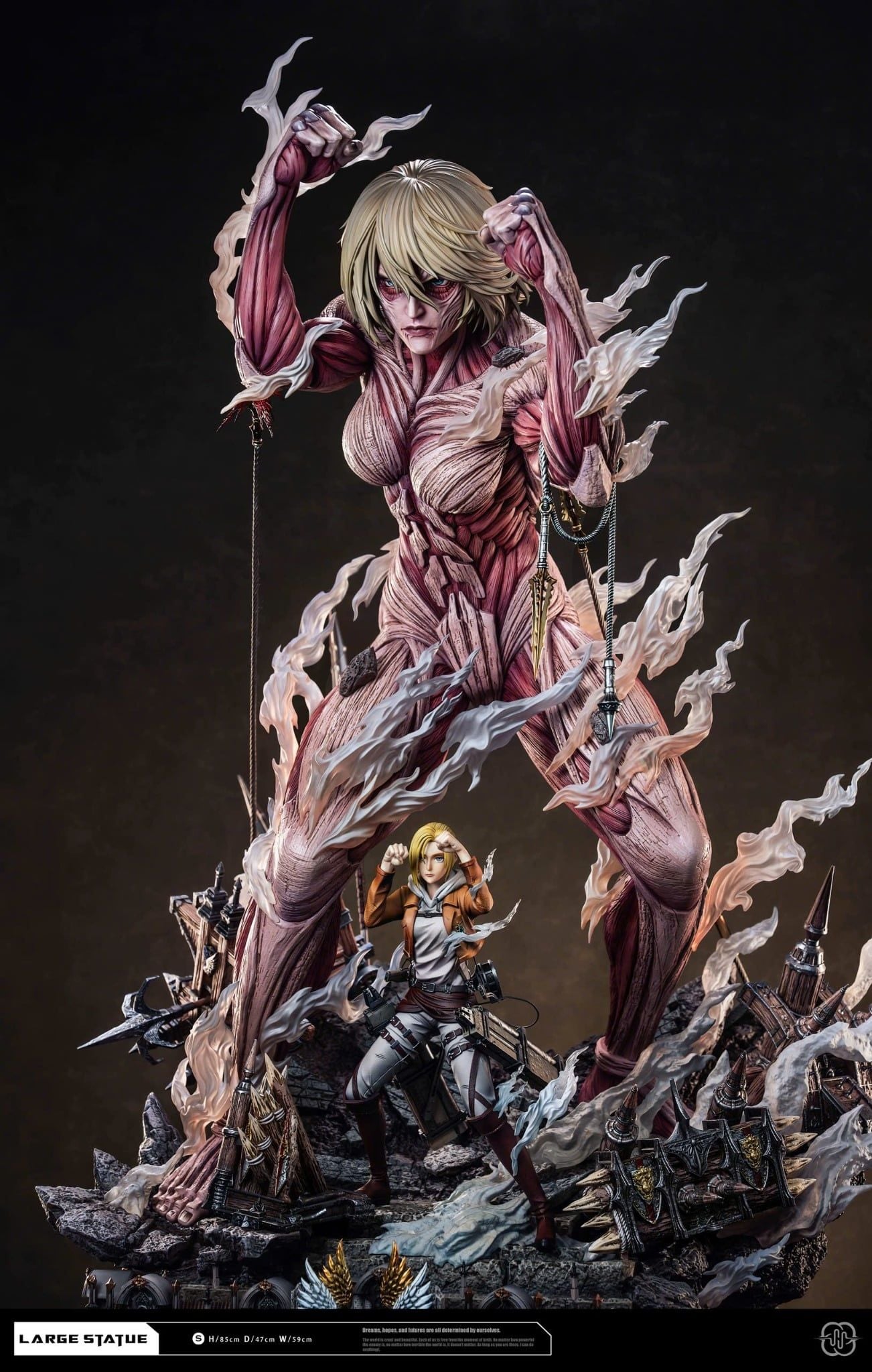  Annie & Female Titan - Attack on Titan - Hertz Studio 