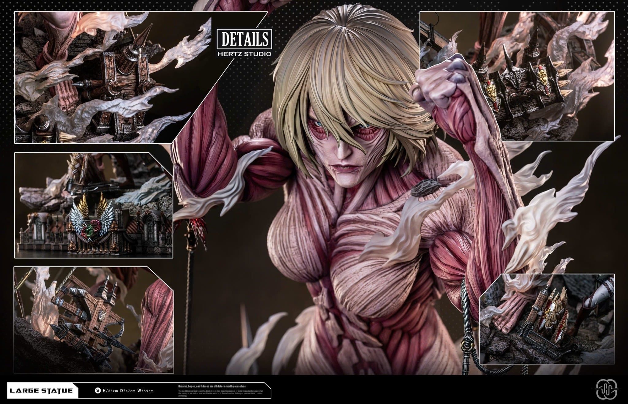  Annie & Female Titan - Attack on Titan - Hertz Studio 