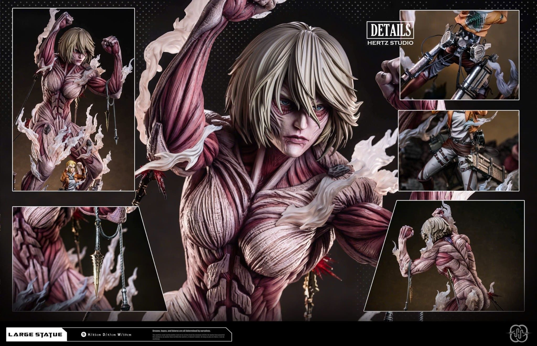  Annie & Female Titan - Attack on Titan - Hertz Studio 