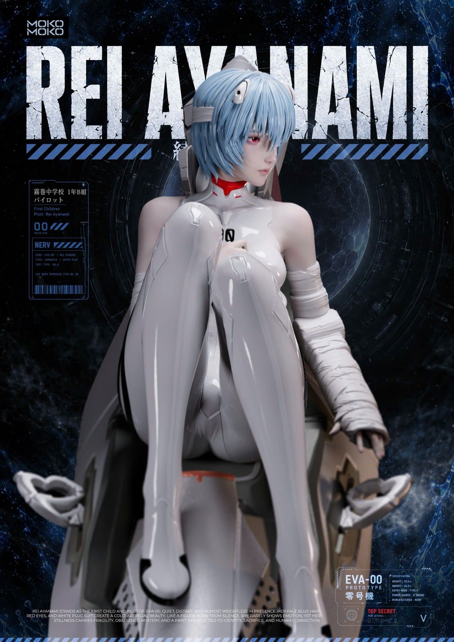  Rei Ayanami - Evangelion - MoKo Studio 