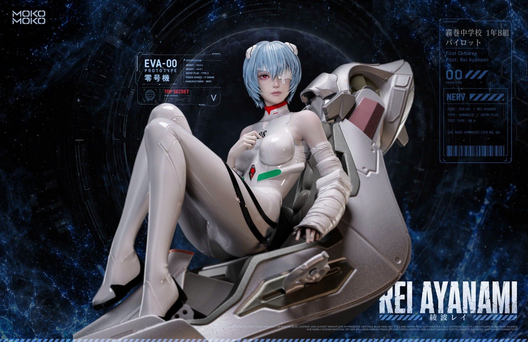  Rei Ayanami - Evangelion - MoKo Studio 