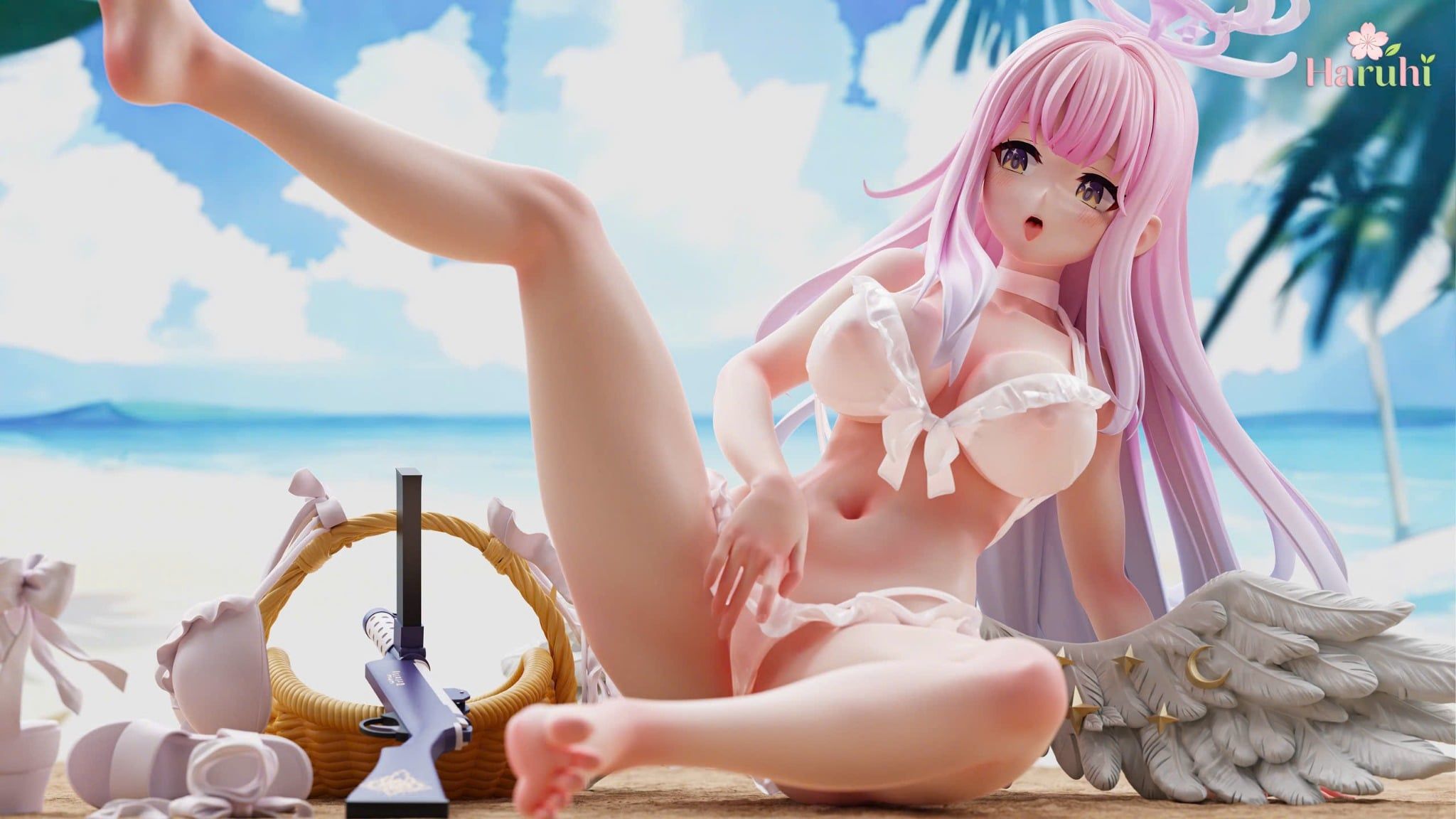  Misono Mika swimsuit ver R18 - Blue Archive  - Haruhi Studio 
