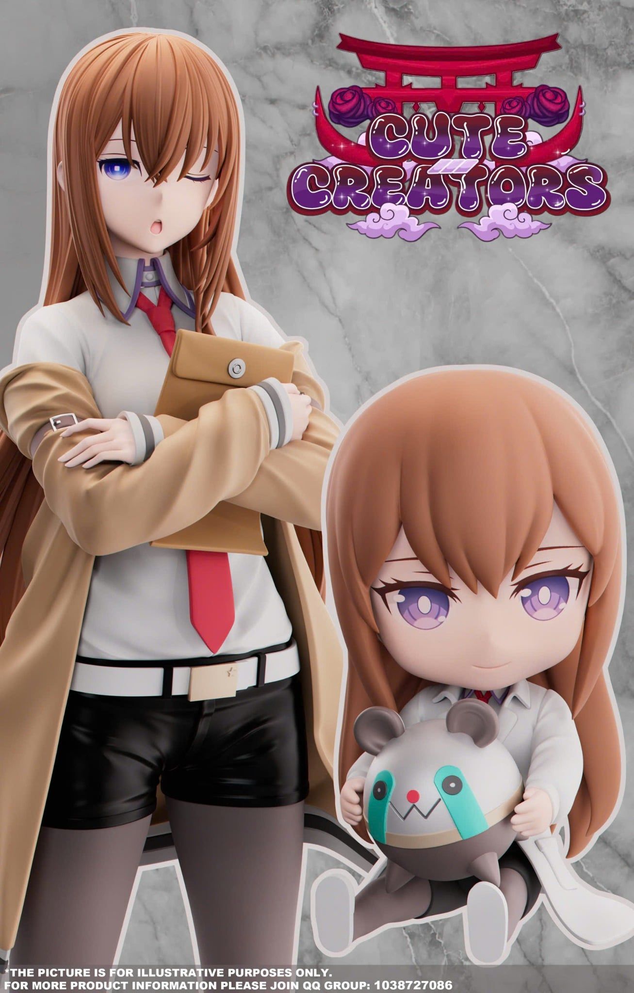  Kurisu - Stein:Gate - Cute Creators Studio 