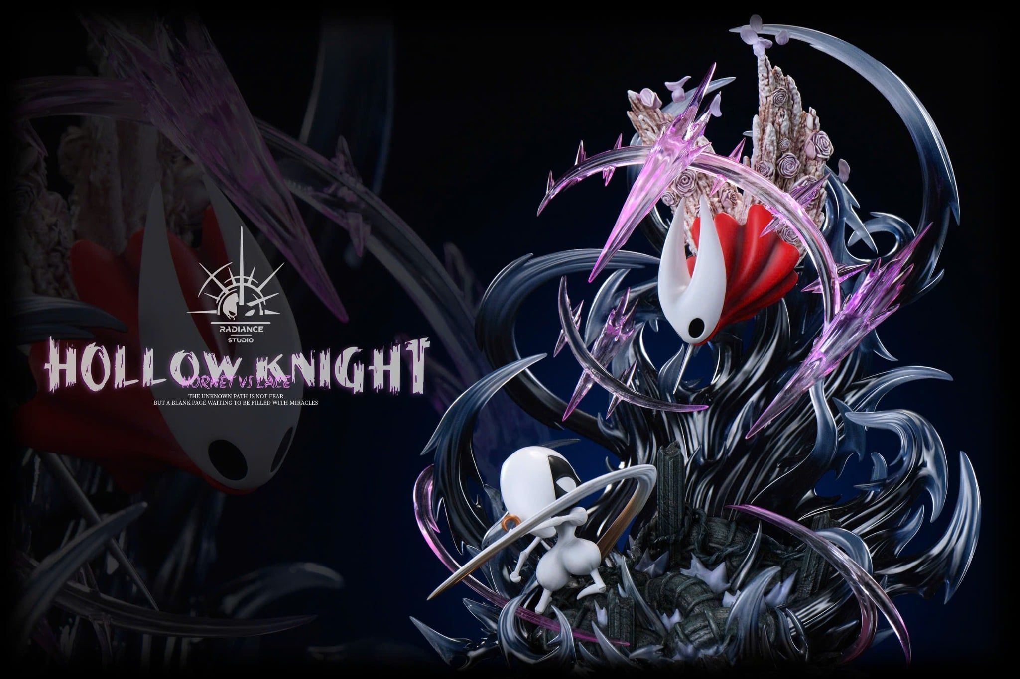  Hornet vs. Lost Lace - Hollow Knight Silksong - Stone Custom Studio x Radiance Studio 