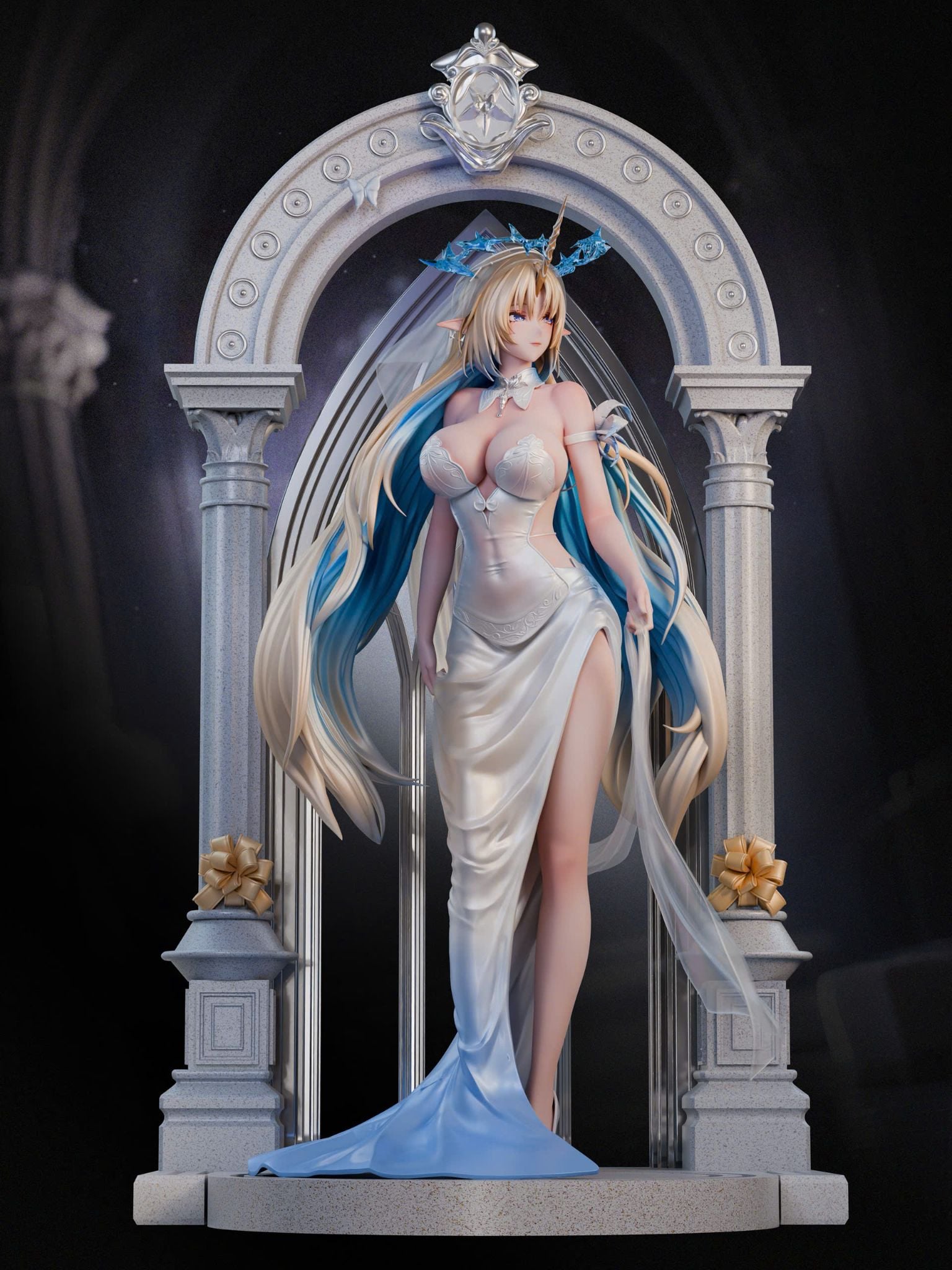  Fleurdelys Wedding Dress - Wuthering Wave - Hyperion Studio 
