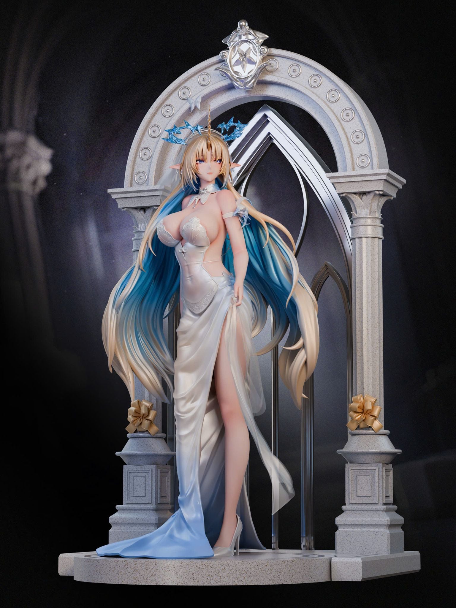  Fleurdelys Wedding Dress - Wuthering Wave - Hyperion Studio 