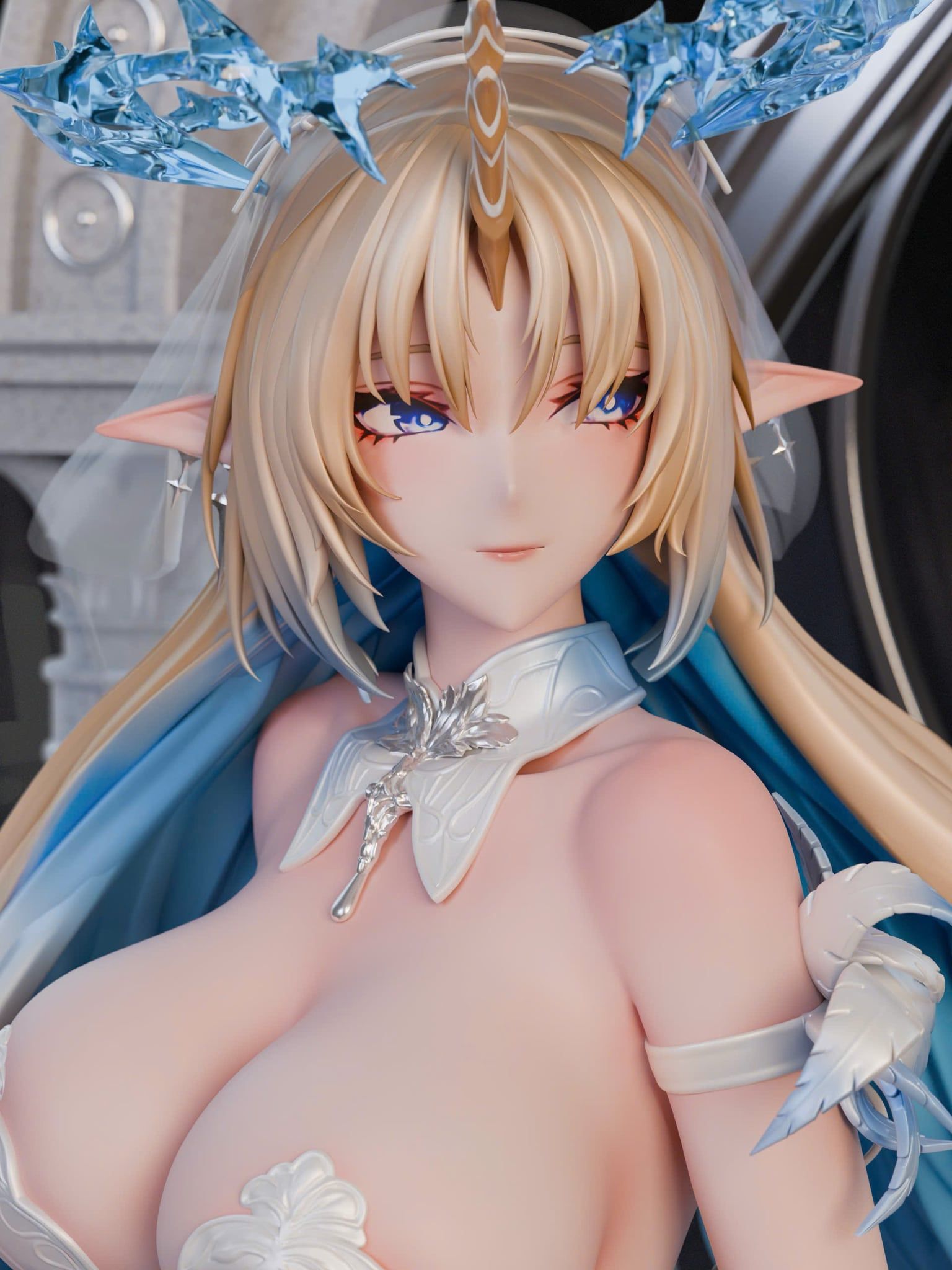  Fleurdelys Wedding Dress - Wuthering Wave - Hyperion Studio 