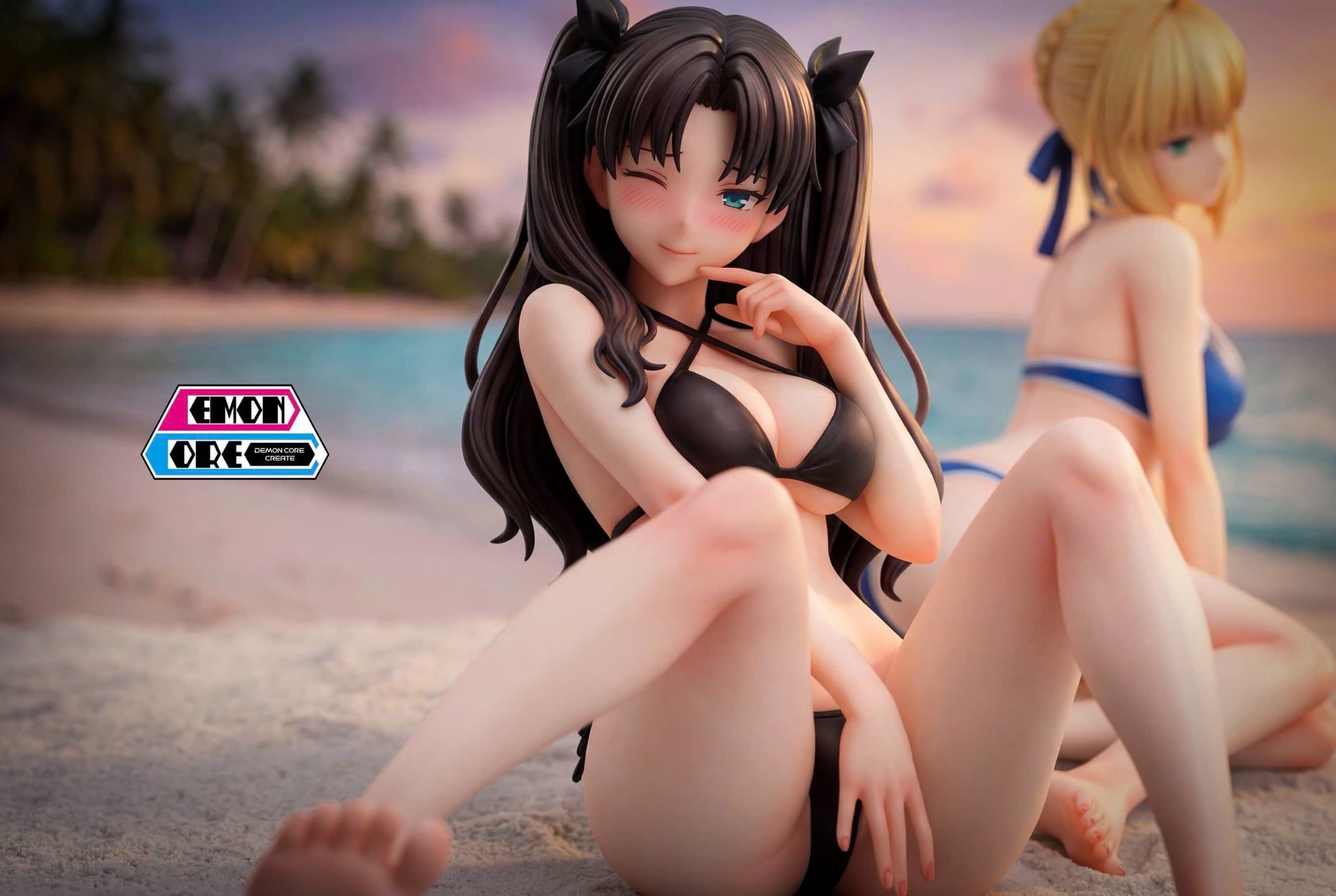  Rin Tohsaka & Artoria Pendragon - Fate/Stay Night - Demon Core Studio 