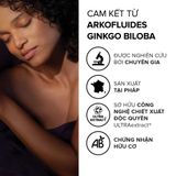  Nước uống bổ não Ginkgo Biloba Pháp Arkopharma tăng cường tuần hoàn máu não-TPBVSK Arkofluides Ginkgo Biloba (20 ống) 