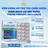  Viên uống mọc tóc, giảm rụng tóc Biotin Pháp Arkopharma dưỡng nang tóc, tóc chắc khoẻ-TPBVSK Forcapil Antichute 30v 