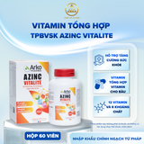  Vitamin tổng hợp Pháp Arkopharma tăng cường sức khoẻ, vitamin tổng hộp cho bầu - TPBVSK AzinC Vitalite (60v) 