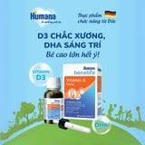  Humana Benelife Vitamin D Fore – Bổ sung Vitamin D & DHA, Hỗ trợ Phát triển Xương & Trí Não Cho Bé 