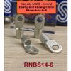 T6-10D (10 cái) Đầu cos dây KST RNB 8-8 RNBS 8-6 RNBS 14-6 - Vào được dây loại lớn - Insulated Spade Terminals
